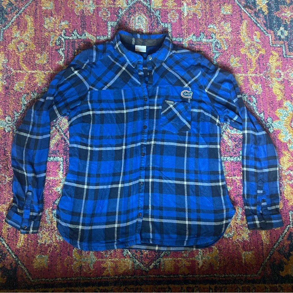 Columbia - Florida Gators Blue Flannel Shirt